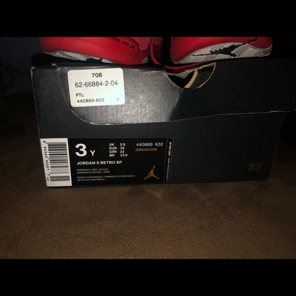 Air Jordan 5 retro BP - Picture 4 of 5